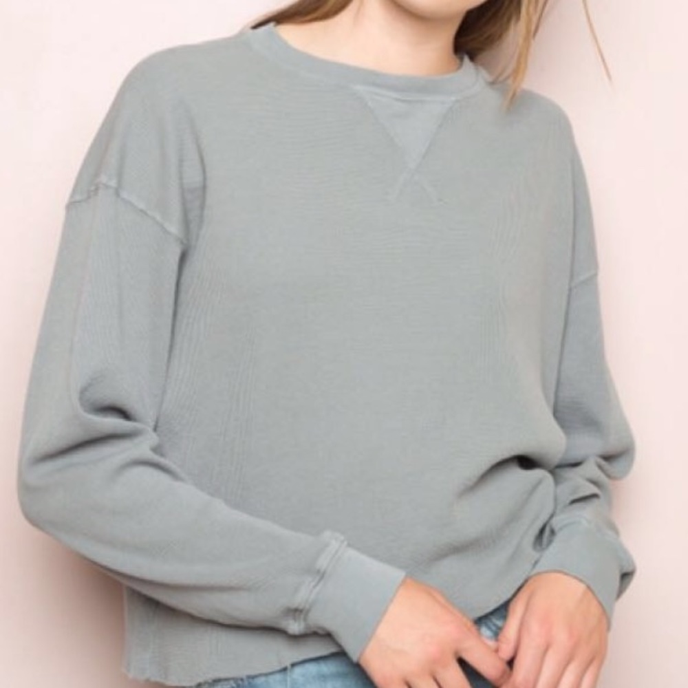 Brandy Melville Sage Green Laila Thermal